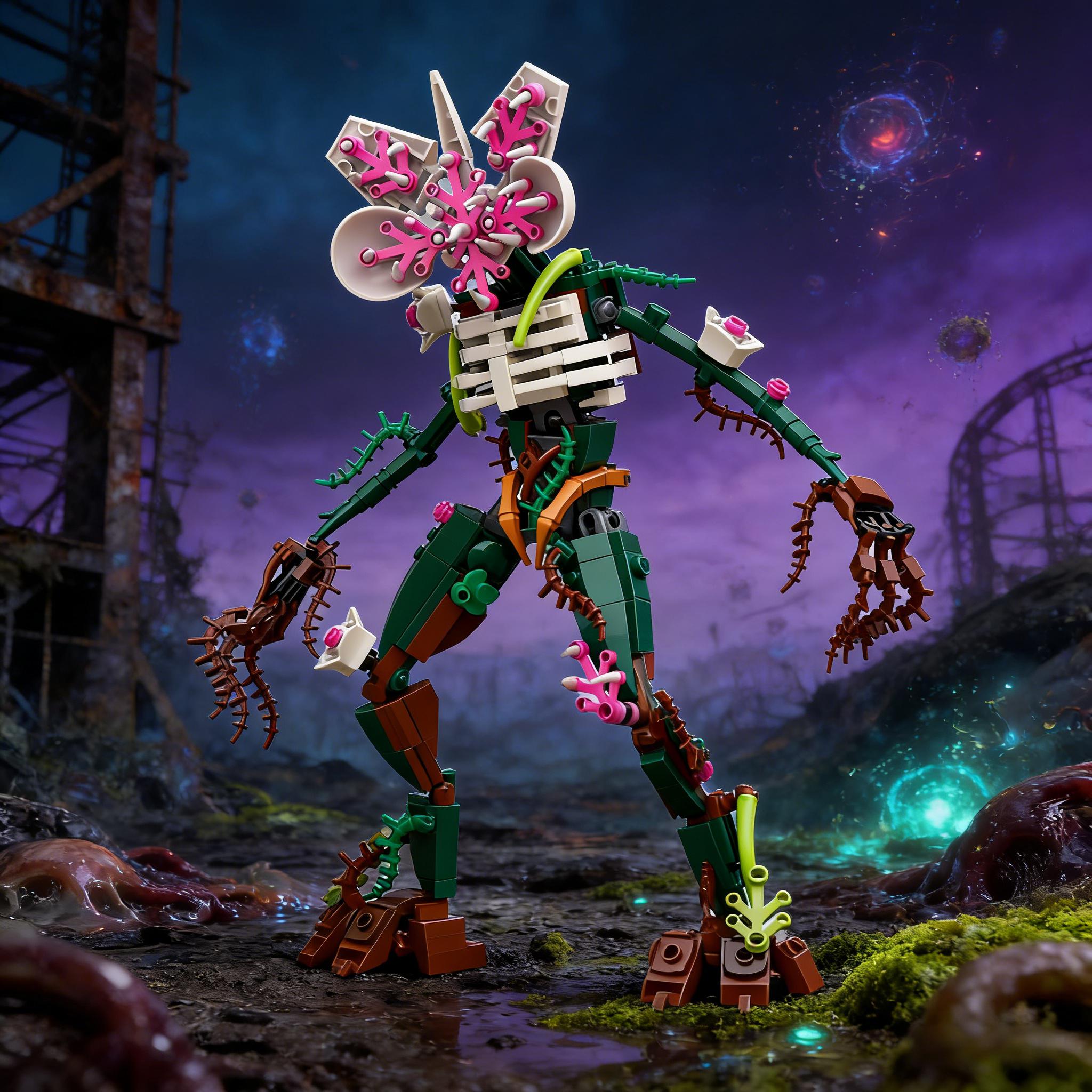 Orchid Kids Education - 419 Buah Blok Bangunan Model Monster