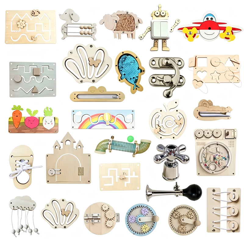 Kids Education Activities - Aksesori anak papan sibuk DIY Kegiatan