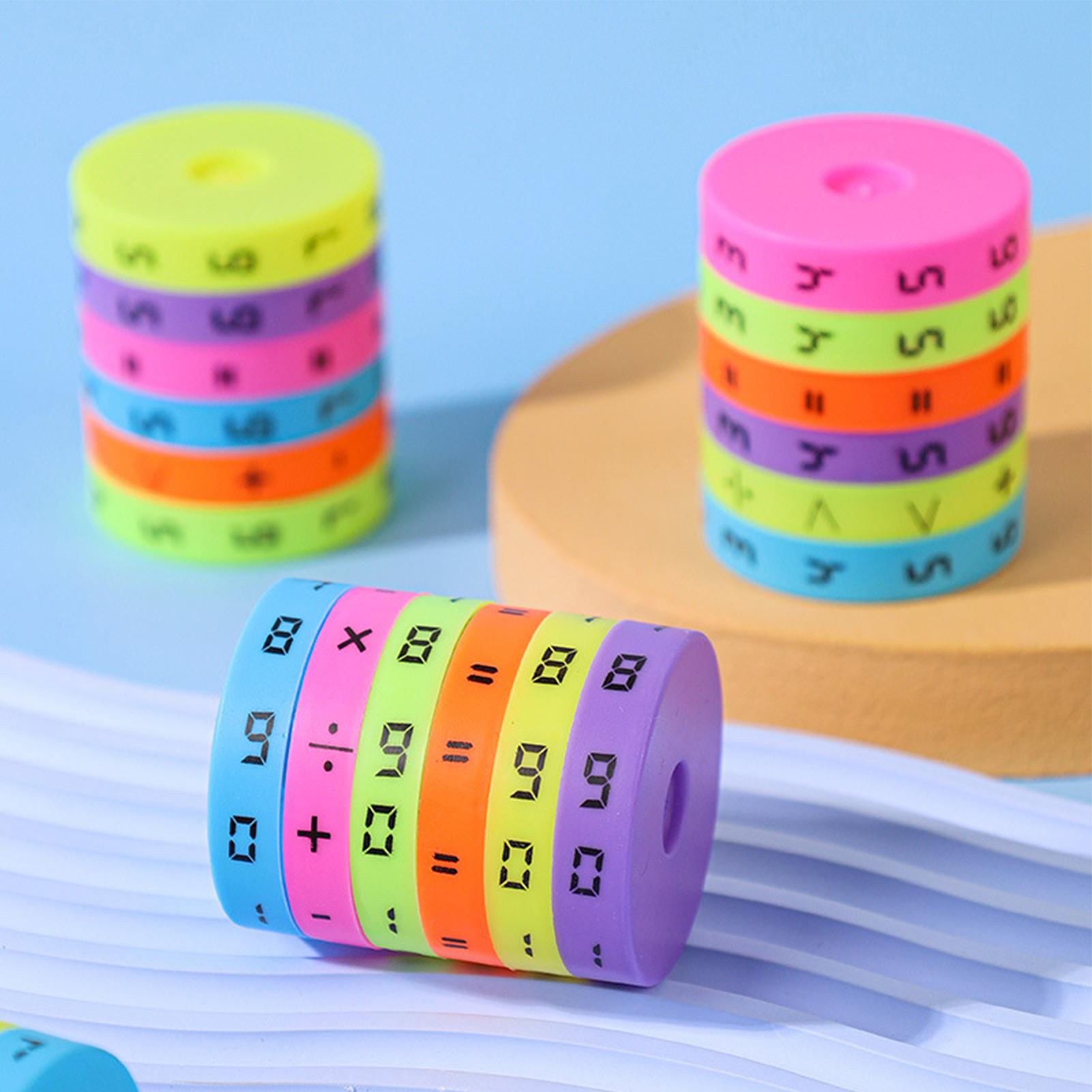Kids Education Number - Mainan Aritmatika Kubus Angka Matematika Silinder