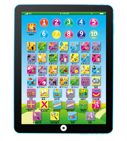 Kids Education Tablets - Mainan Edukasi Anak-anak Plastik Musikal 2-4