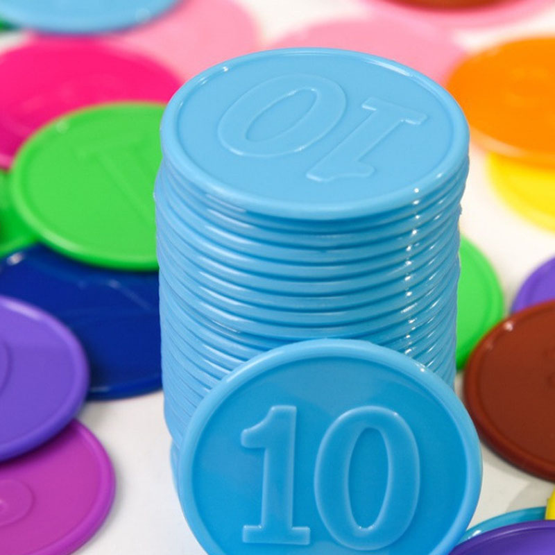 40 Buah Chip Poker dengan Pena - Kids Education Number ulasan dan harga