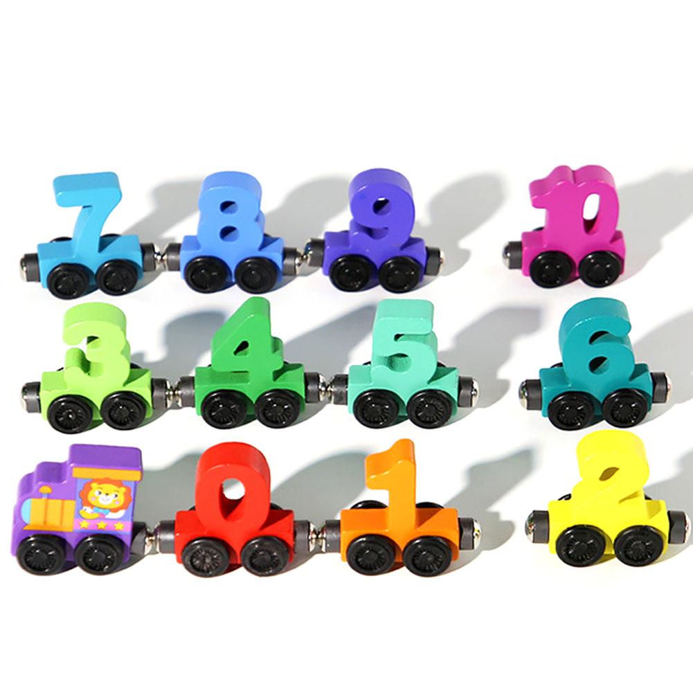 Set Kereta Angka Magnetik Kayu - Kids Education Number ulasan dan harga