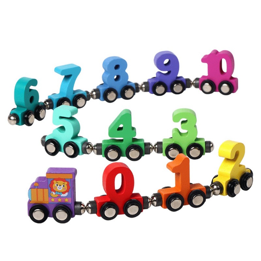 1set Mainan Kereta Digital Ang - Kids Education Number ulasan dan harga