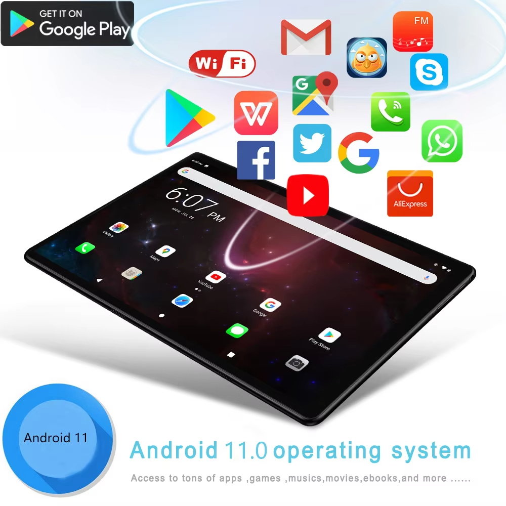 BDF S10 Tablet Android 10.1 in - Kids Education Tablets ulasan dan harga