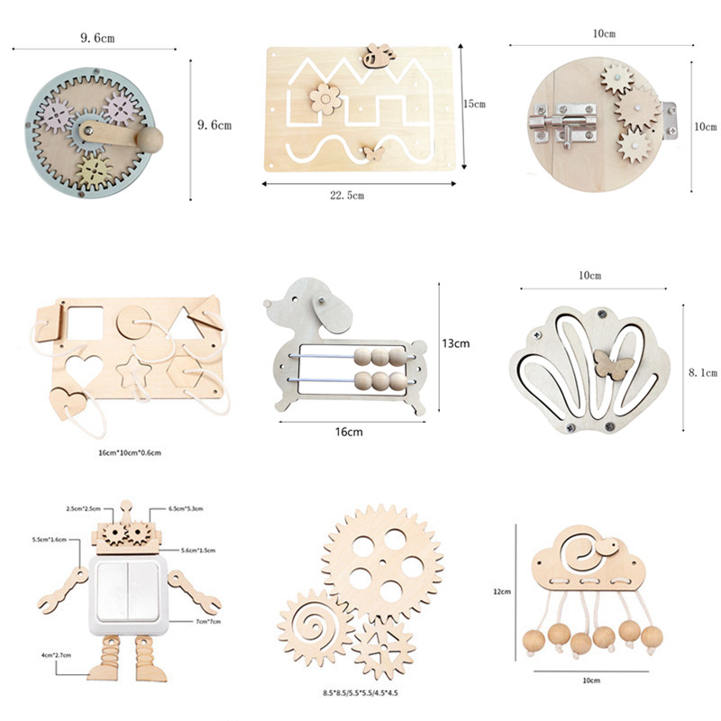 Aksesori anak papan sibuk DIY  - Kids Education Activities ulasan dan harga