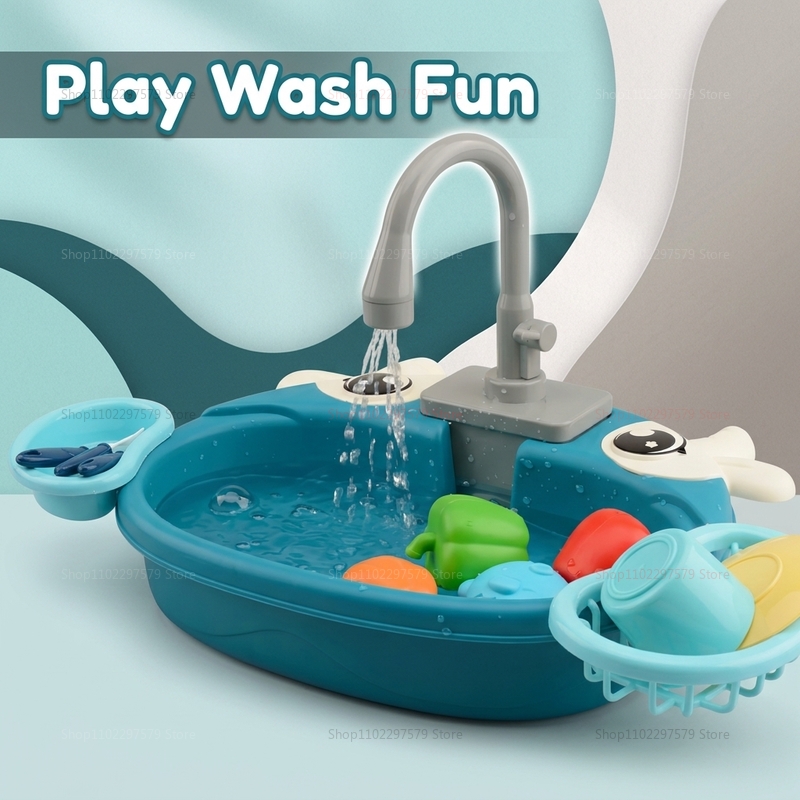 Mainan Wastafel Air Interaktif - Kids Education Design ulasan dan harga