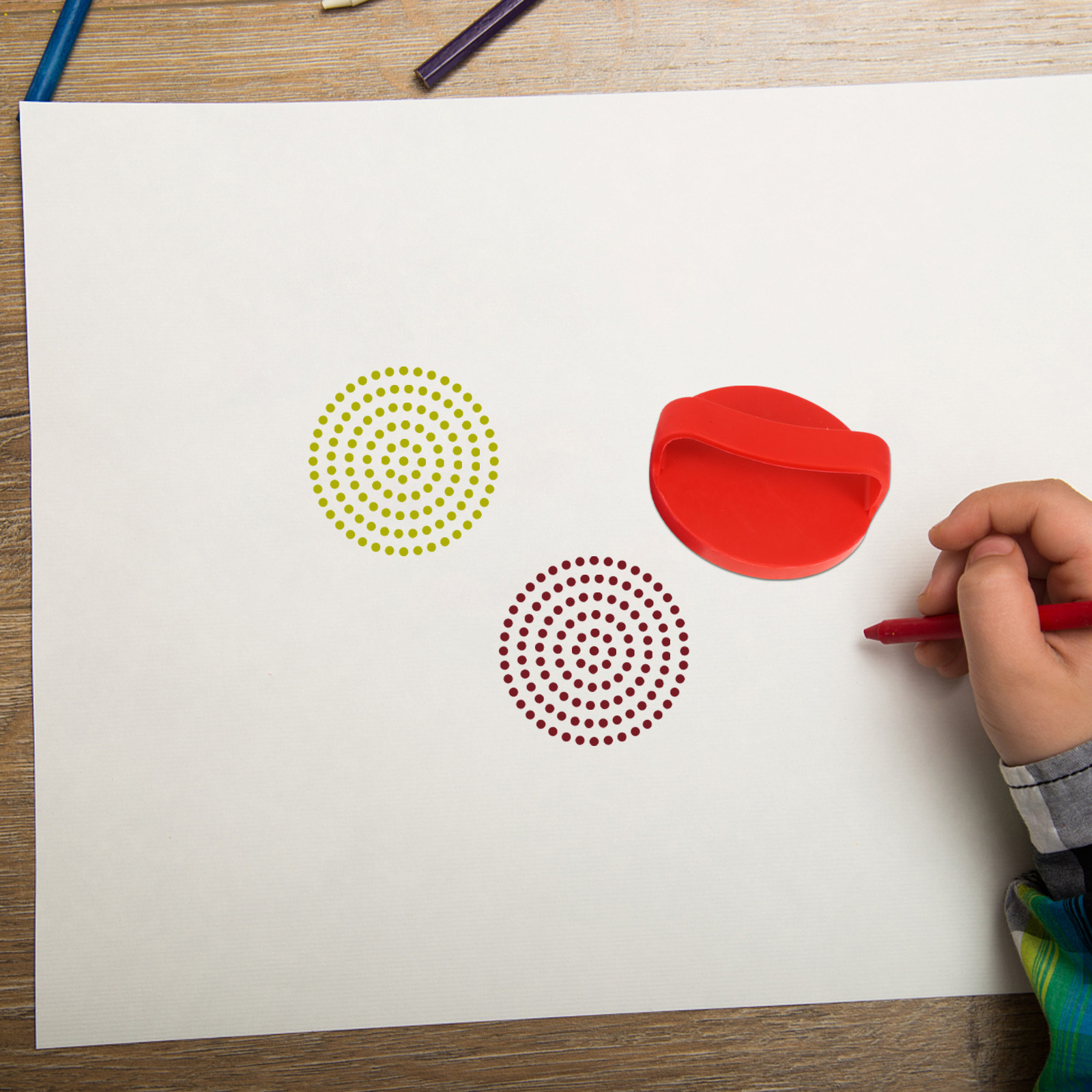 4 Buah Stempel Karet dengan Be - Kids Education Design ulasan dan harga