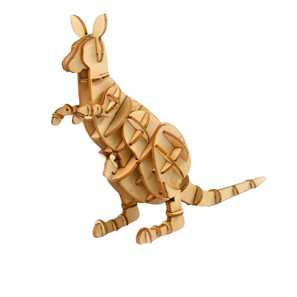 Puzzle Kayu Edukatif 3D Berben - Kangaroo Kids Education ulasan dan harga