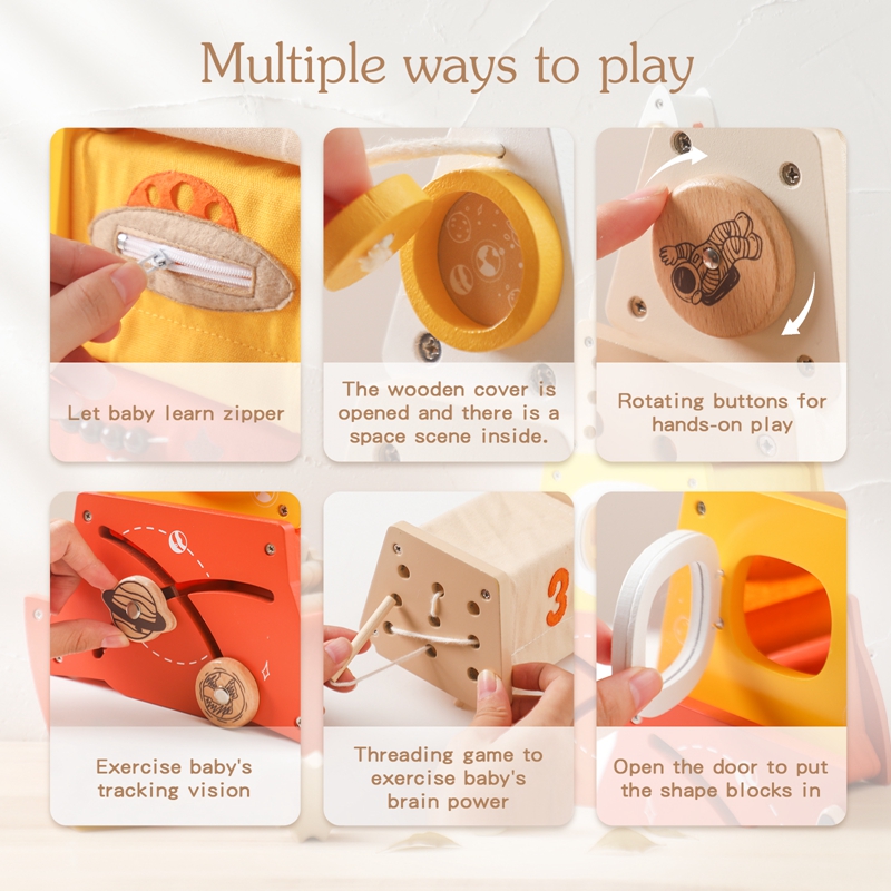 Mainan kayu Montessori Anak pa - Kids Nature Education ulasan dan harga