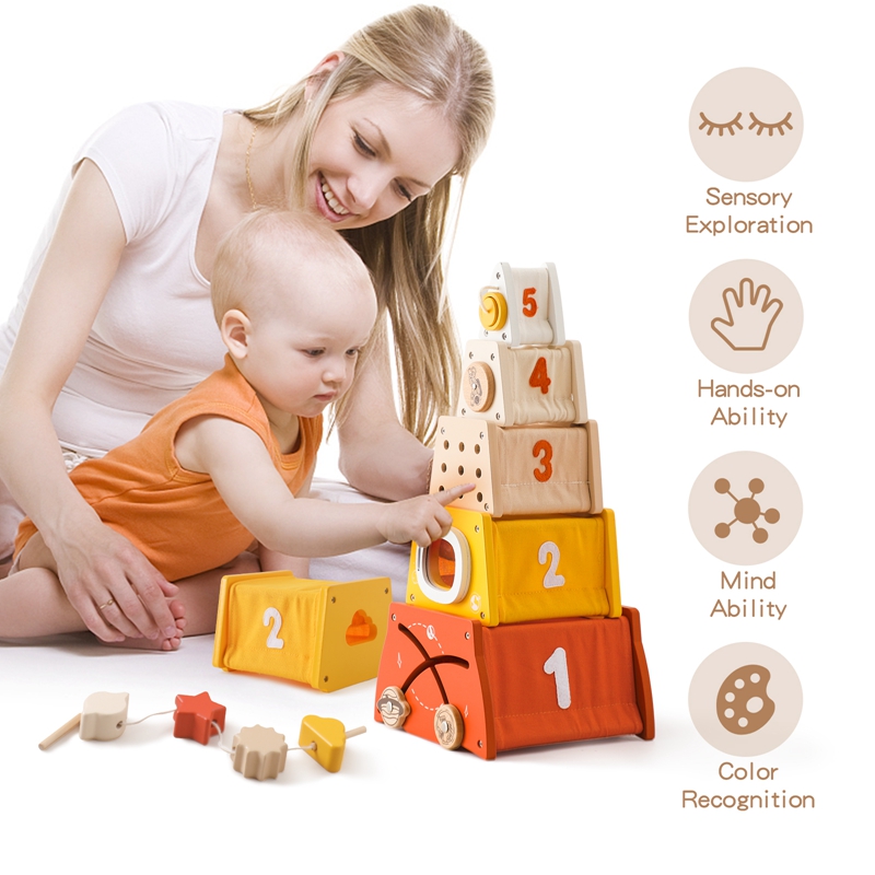 Mainan kayu Montessori Anak pa - Kids Nature Education ulasan dan harga
