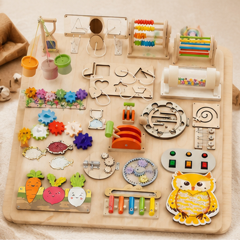 Aksesoris Papan Aktivitas Mont - Kids Education Activities ulasan dan harga