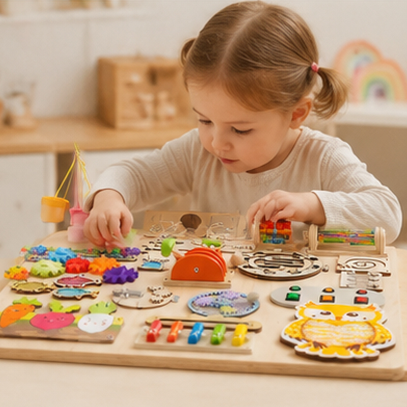 Aksesoris Papan Aktivitas Mont - Kids Education Activities ulasan dan harga